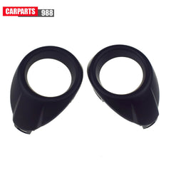 2Pcs Left Right Front Bumper Fog Light Lamp Cover Bezel For Ford Focus 2012-2014 6B93BC-57