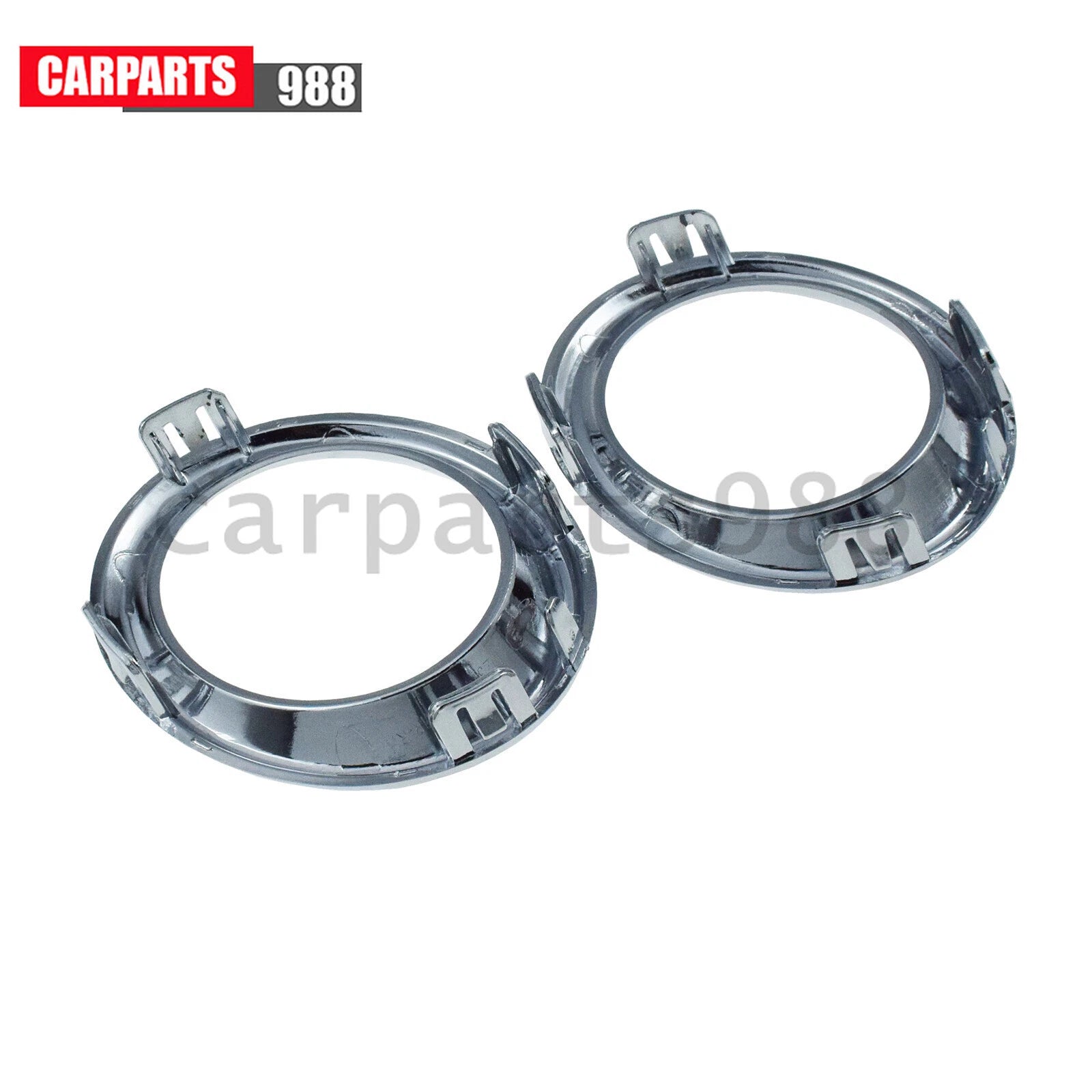 Front Left Right Chrome Fog Light Trim For 2014-2016 Mazda 3 MA1039125 MA1038125 6B93BC-57