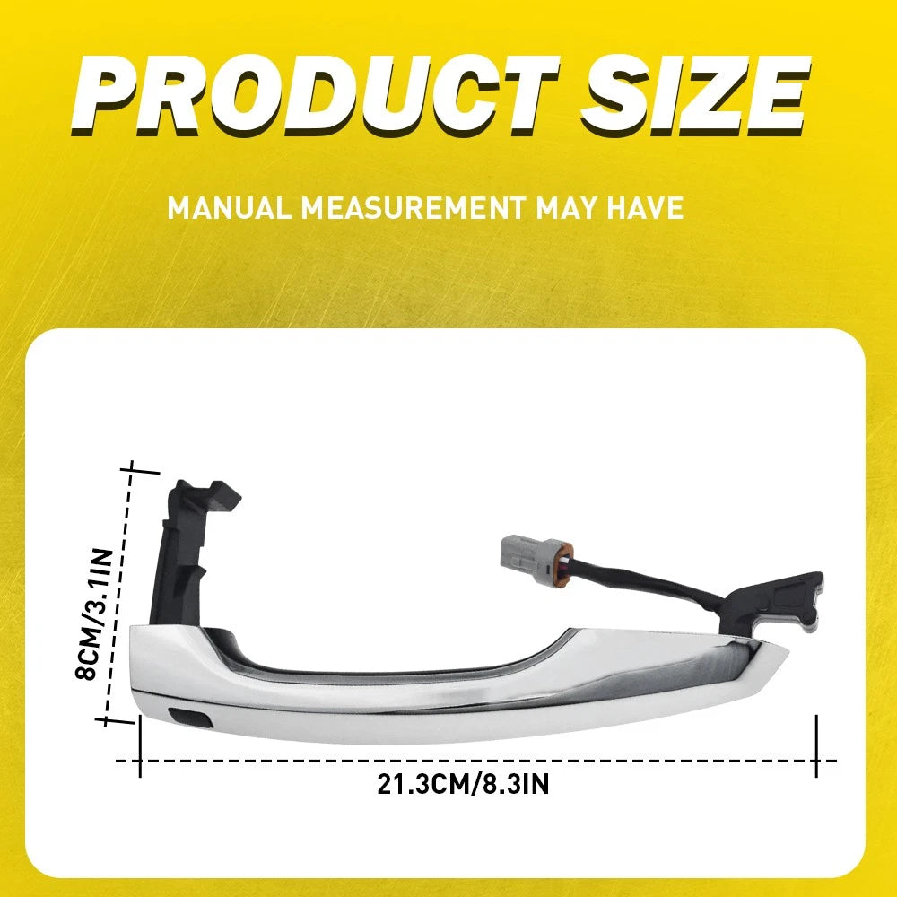Door Front Left Handle Fit 2017-20 Exterior Hyundai Elantra Sedan w/ Smart Key A 6B93BC-57