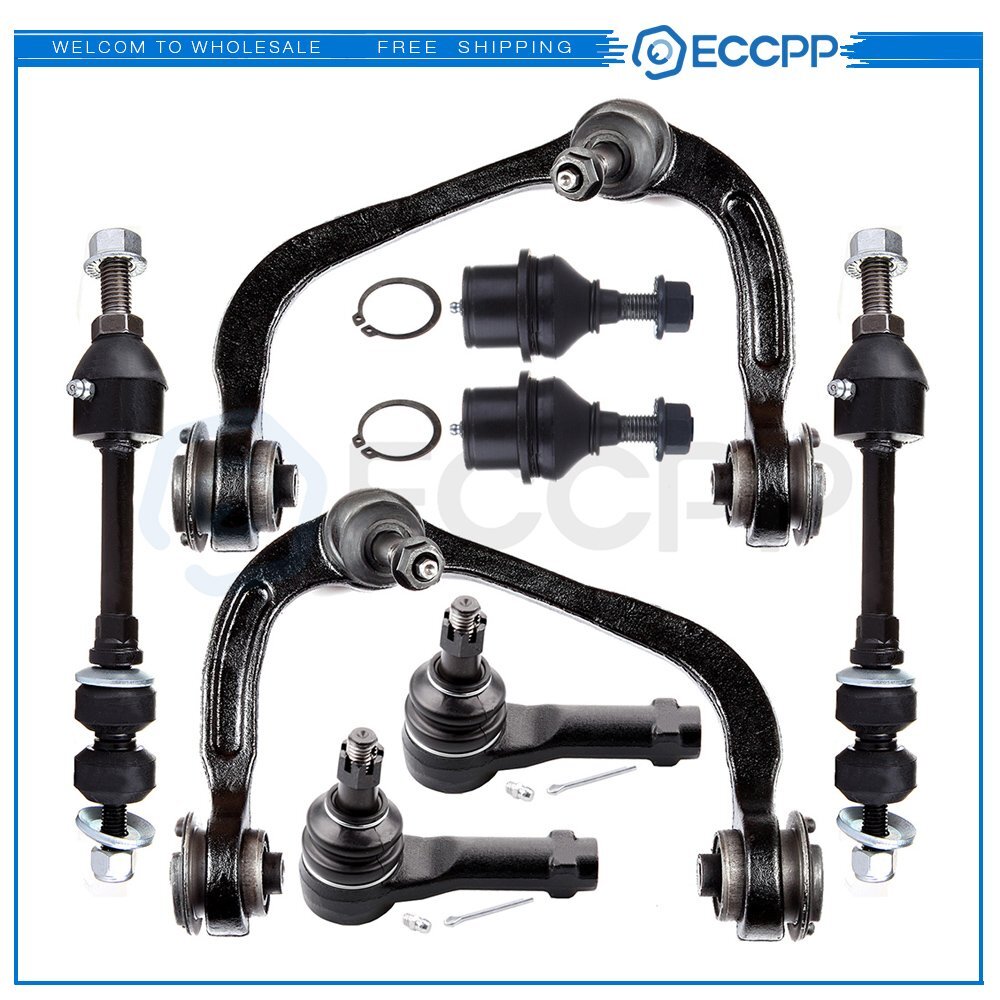 ECCPP For 2005-2008 Ford F-150 8pcs Front Upper Control Arm Ball Joint Swar Bar KOEEP