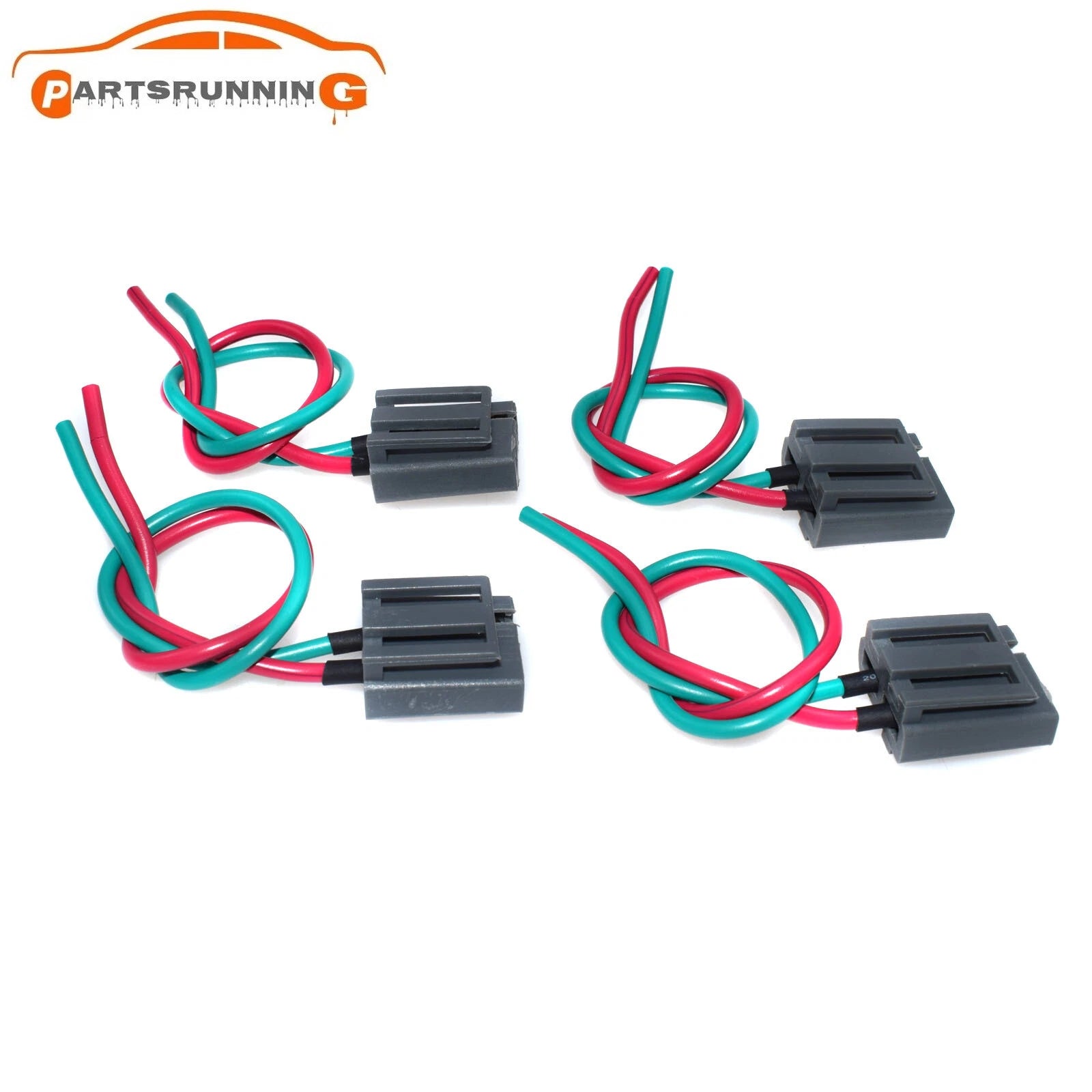 4PCS Distributor Wire Harness Pigtail For GM HEI 12v Power & Tach Connector Plug 6B93BC-57