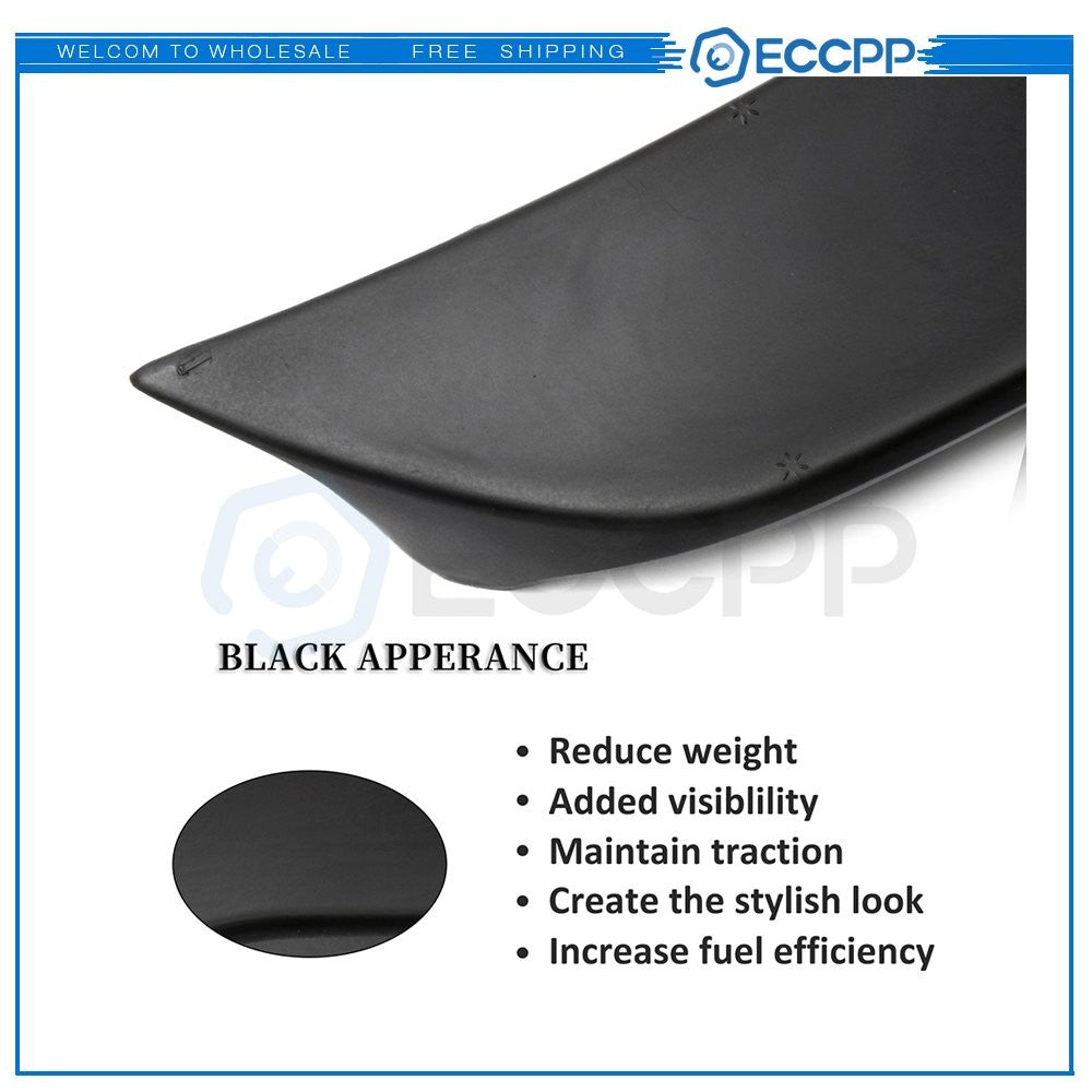 Lightweight Trunk Wing Spoiler Primed Black For 2015-2020 Ford Mustang GT500 6B93BC-57