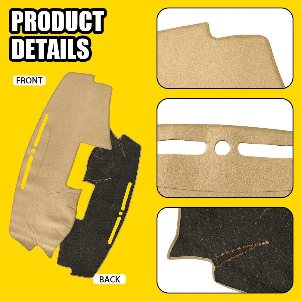 Dash Cover For 2007-2011 Toyota Camry Beige Replacement Dashboard Cover Mat EOA 6B93BC-57