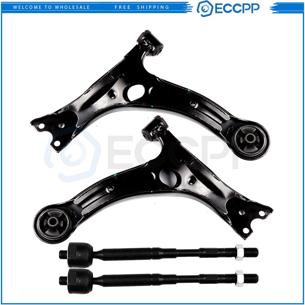 Front Lower Control Arm & Inner Tie Rod End Link For 2003-08 Toyota For Corolla 6B93BC-57