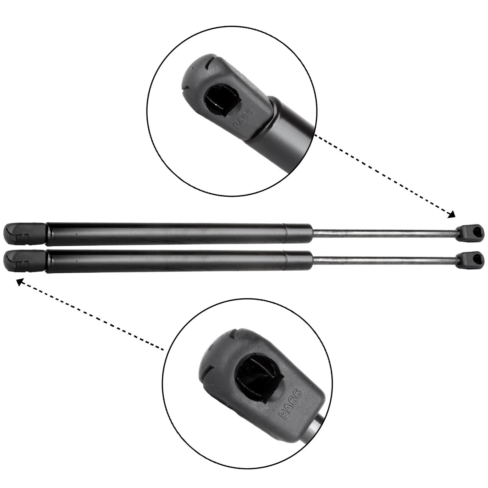 ECCPP 2x Rear Window Lift Supports Struts Shocks For Hyundai Santa Fe 2001-2006 ECCPP