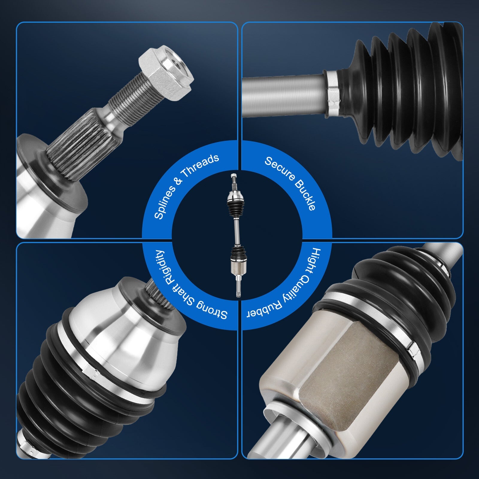 For 2013 2014 2015 2016 2017 2018 2019 Ford Escape 2.5L Front Left CV Axle Shaft 6B93BC-57