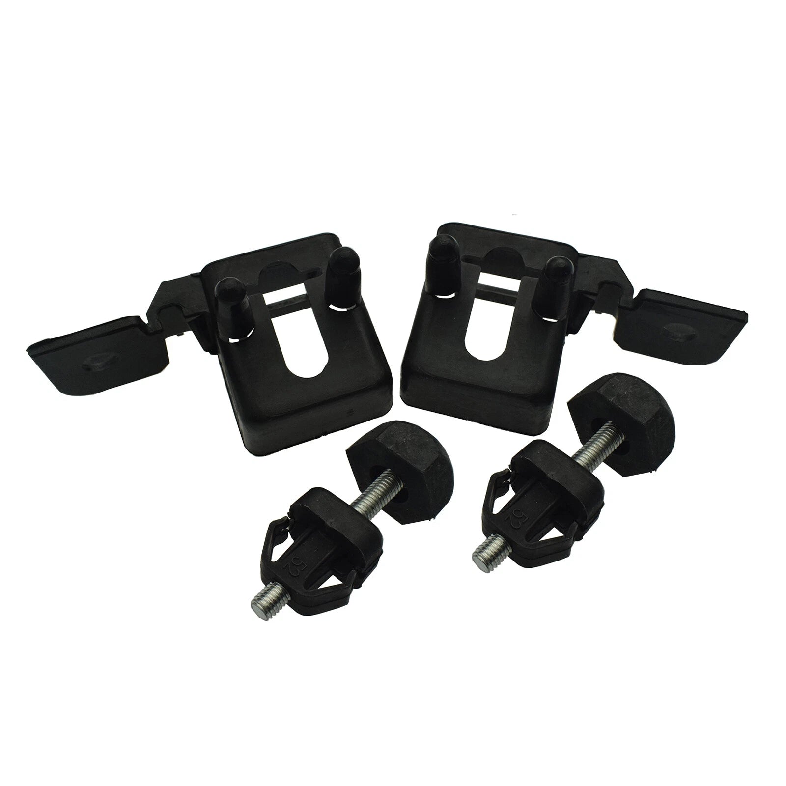 For 2013-2020 Ford Fusion MKZ Hood Bumper Stopper Bracket Left Right Set 4PCS 6B93BC-57