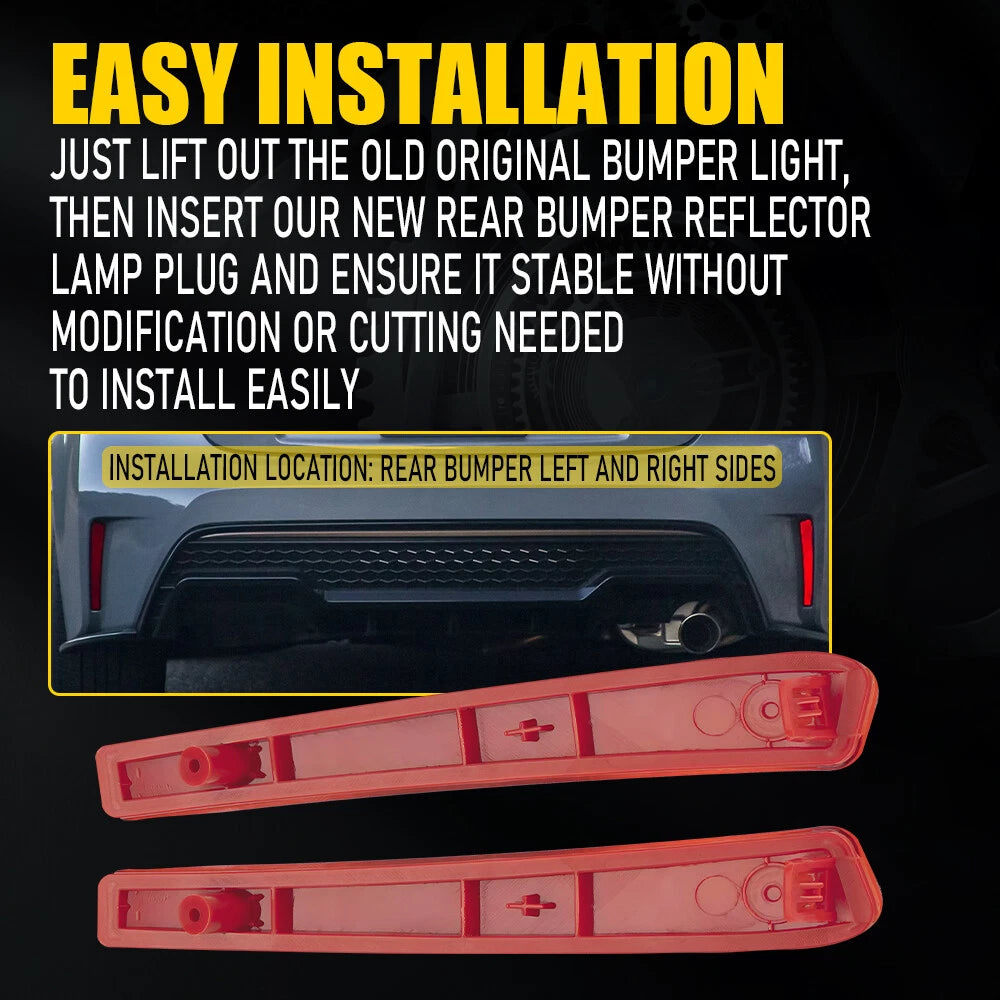 Pair 2PC Rear Bumper Reflex Reflector RH LH For 2020-2022 TOYOTA COROLLA USA EOA 6B93BC-57