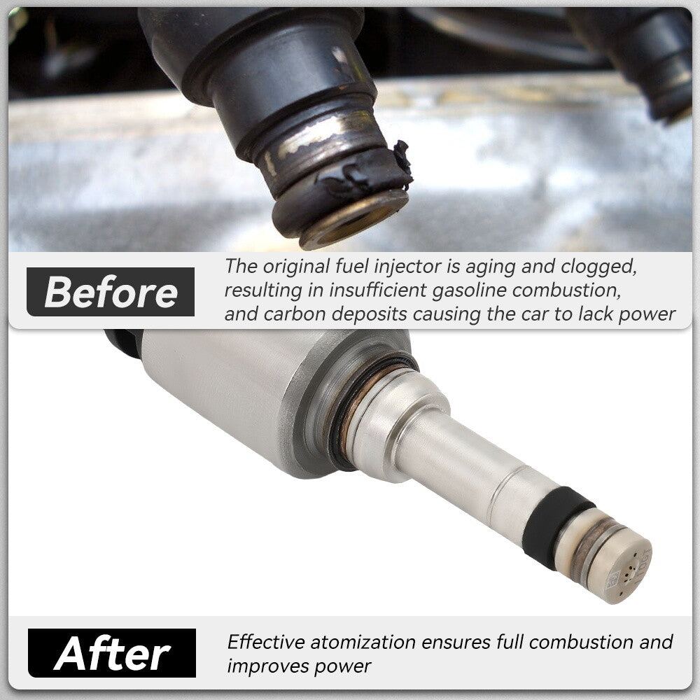 4 Fuel Injectors For Hyundai Sonata Veloster for Kia Forte Forte5 1.6L Turbo 6B93BC-57