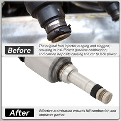 4 Fuel Injectors For Hyundai Sonata Veloster for Kia Forte Forte5 1.6L Turbo 6B93BC-57
