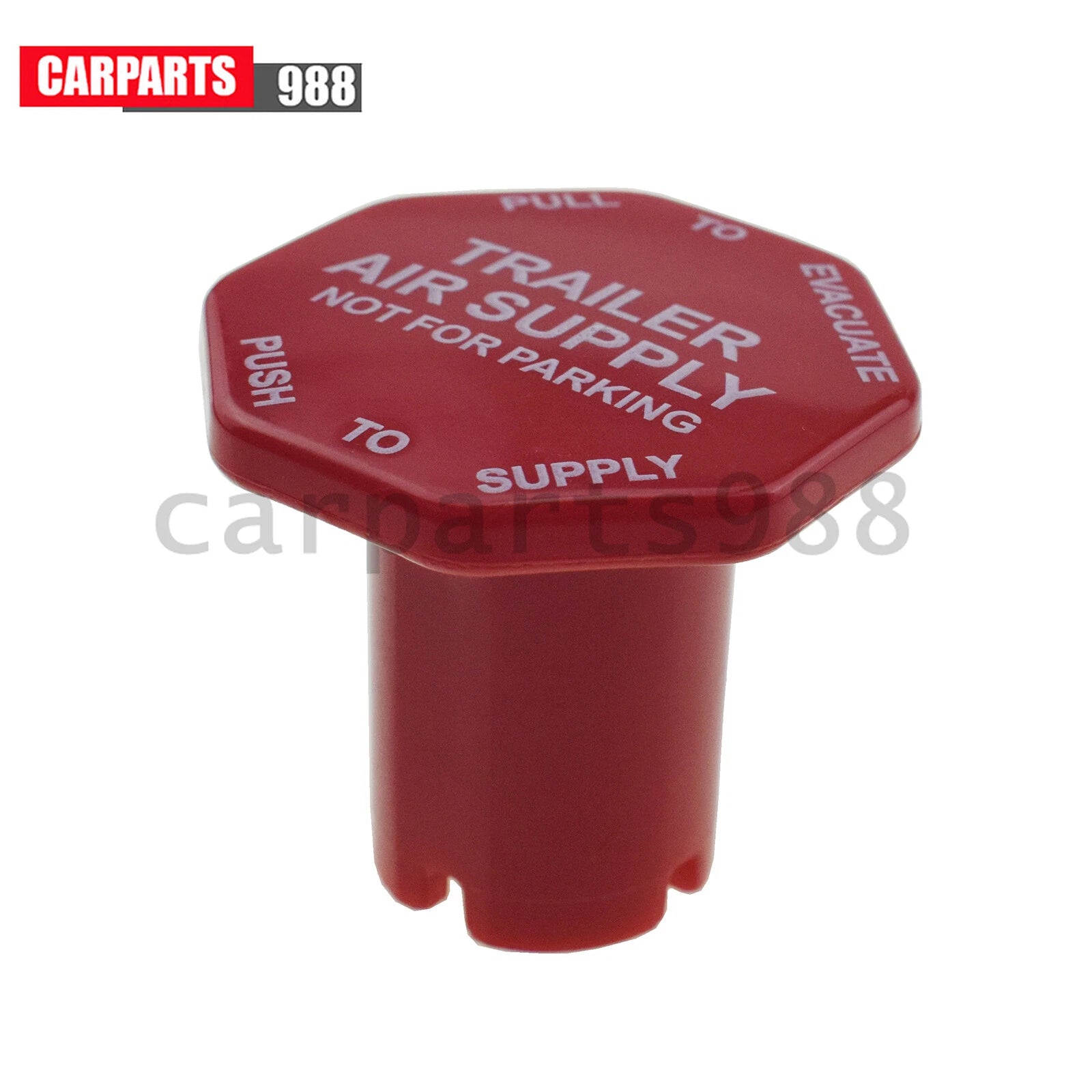 MV3 Red Parking Brake Red Trailer Air Supply Knob 802627 298817 6B93BC-57