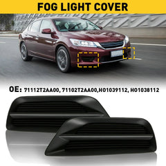 FIT FOR ACCORD SEDAN 2013 2014 2015 FOG LAMP COVER BLACK RIGHT & LEFT US 6B93BC-57