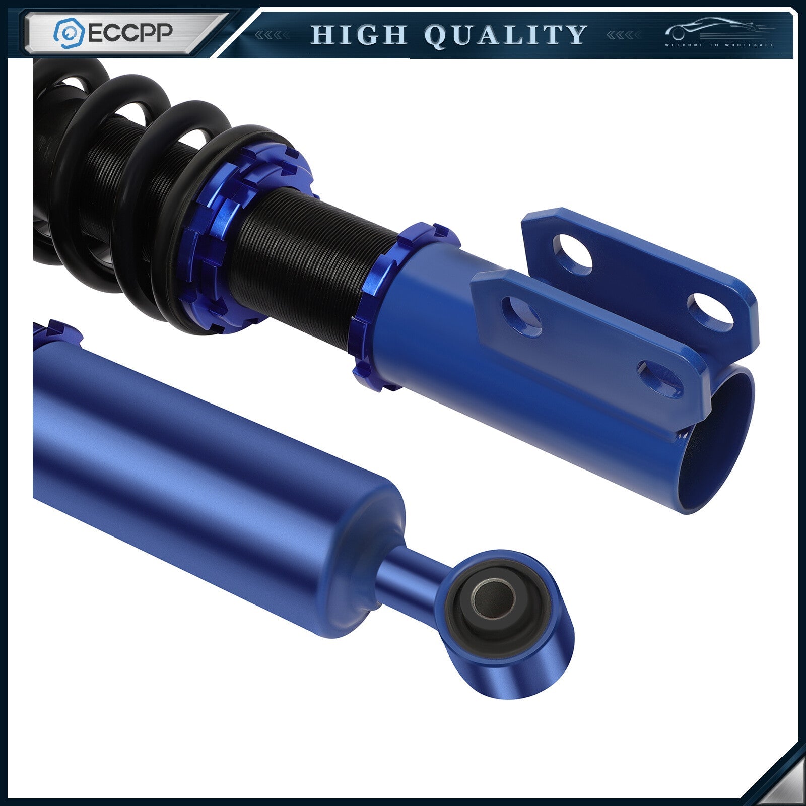 ECCPP For 94-04 Ford Mustang Coilovers Suspension Set Adj. Height Struts Shocks ECCPP