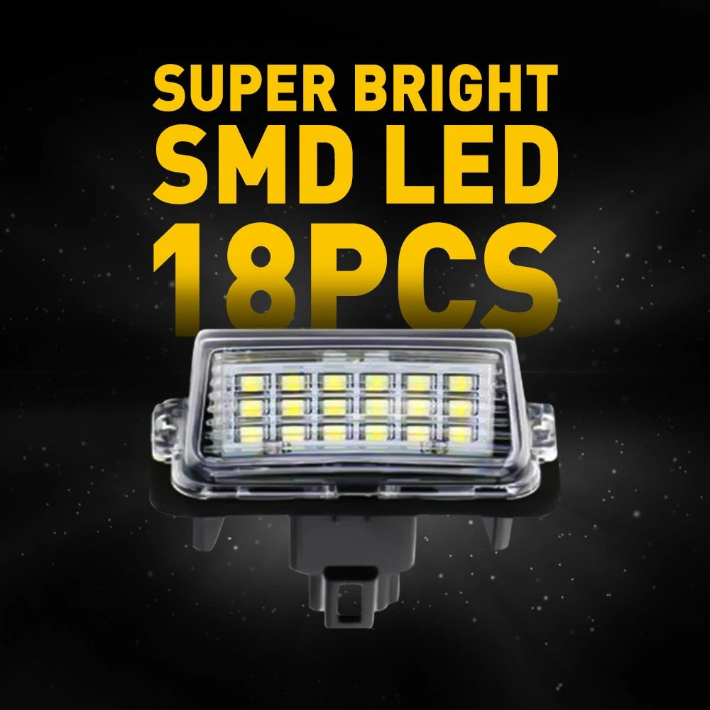 LED License Plate Light Bulb 6000K Super Bright White For 2012-2017 Toyota Camry 6B93BC-57