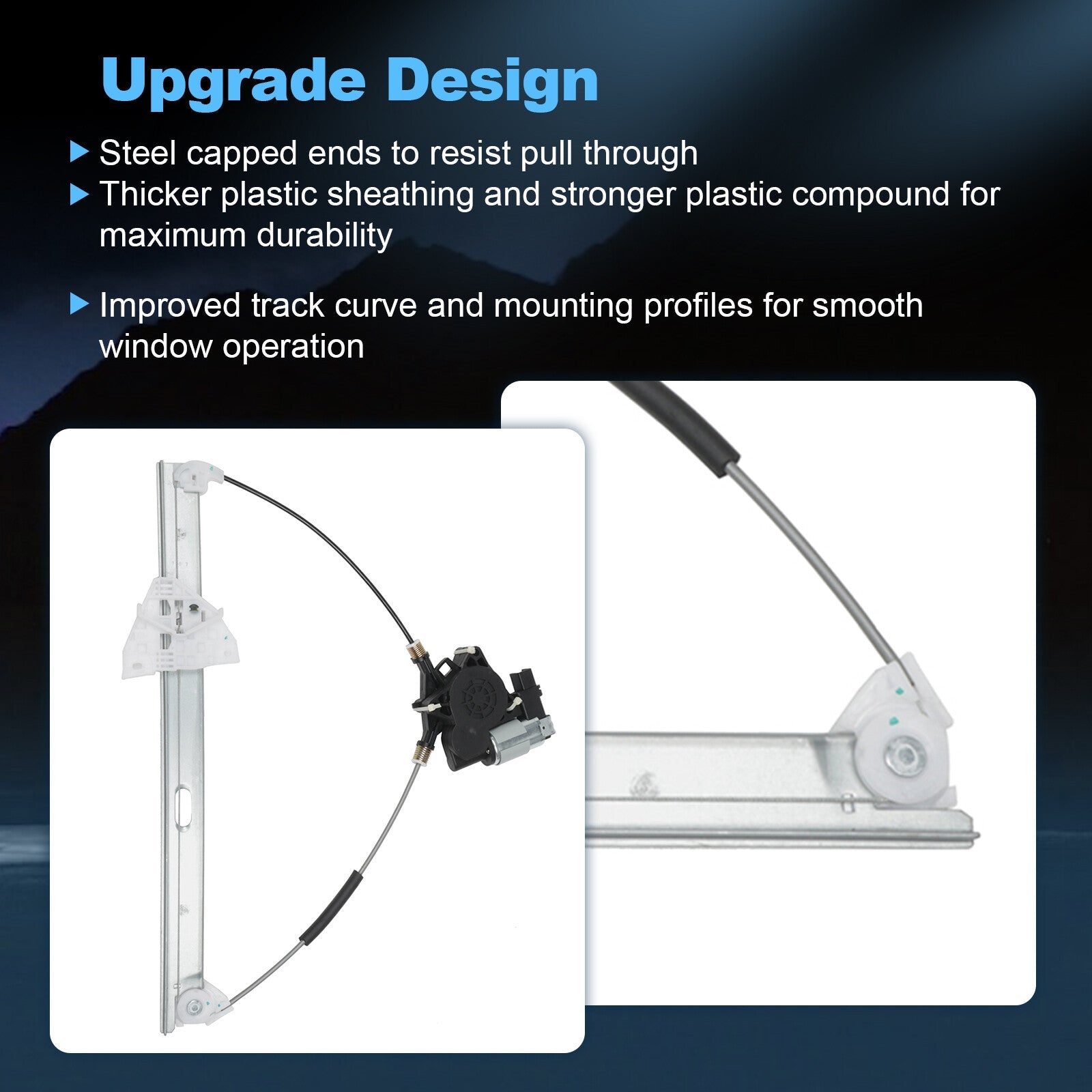 For 2004-2009 Mazda 3 Front Left Power Window Regulator & Motor 6B93BC-57