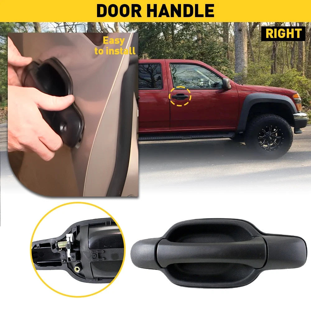 Right Passenger Side Exterior Door Handle for 2004-12 Chevy Colorado GMC Canyon 6B93BC-57