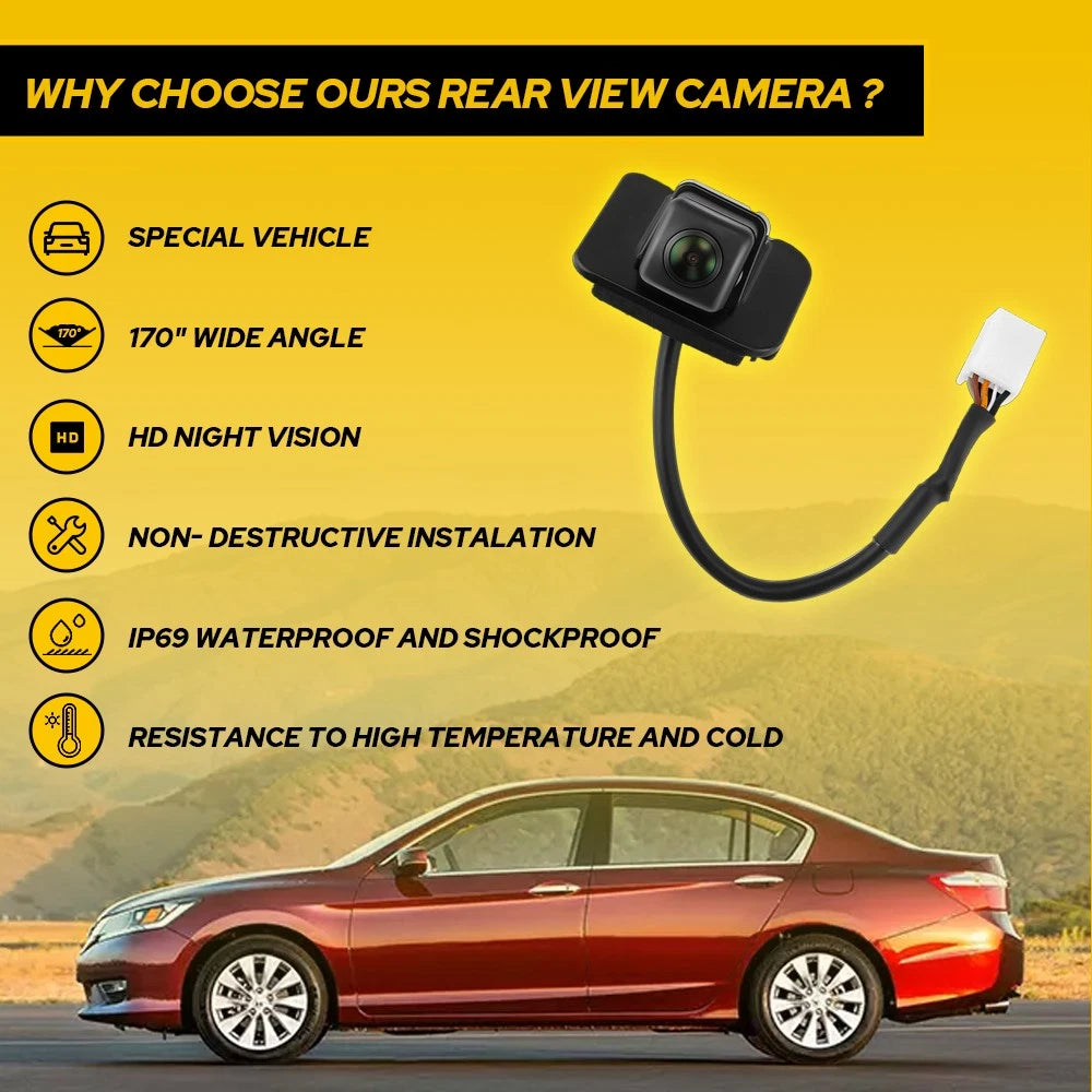 39530-T2A-A21 Rear View Backup Camera Parking for Honda Accord 3.5 2.4 2014-2017 6B93BC-57