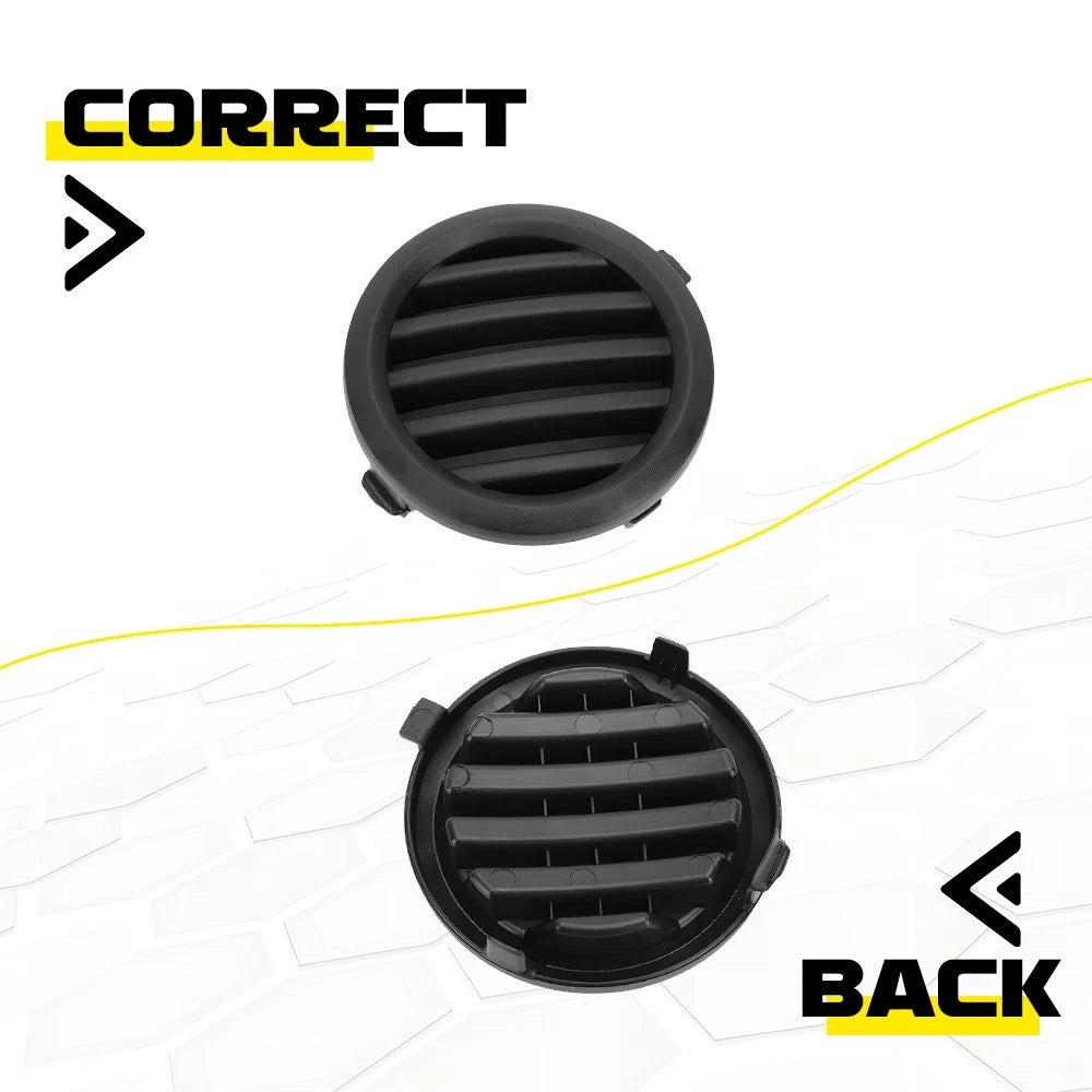 2X For 2009-2013 Subaru Forester Front Left Right Fog Light Hole Cover Bezel EOA 6B93BC-57