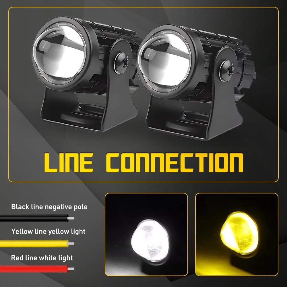 Universal Led Spotlight Driving Fog Light Lamp For Motorcycles Street Bike Car A 6B93BC-57