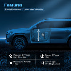 For 2003-2006 Mitsubishi Outlander Front Driver Side Window Regulator with Motor