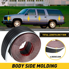 Side Body Trim Molding Decor for 1988-1998 Chevy GMC SUV Suburban Pickup Truck A 6B93BC-57