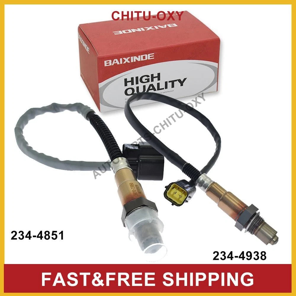 2X Upstream+Down Oxygen Sensors For10-11Kia Soul Hyundai Elantra10-12Tiburon2.0L 6B93BC-57