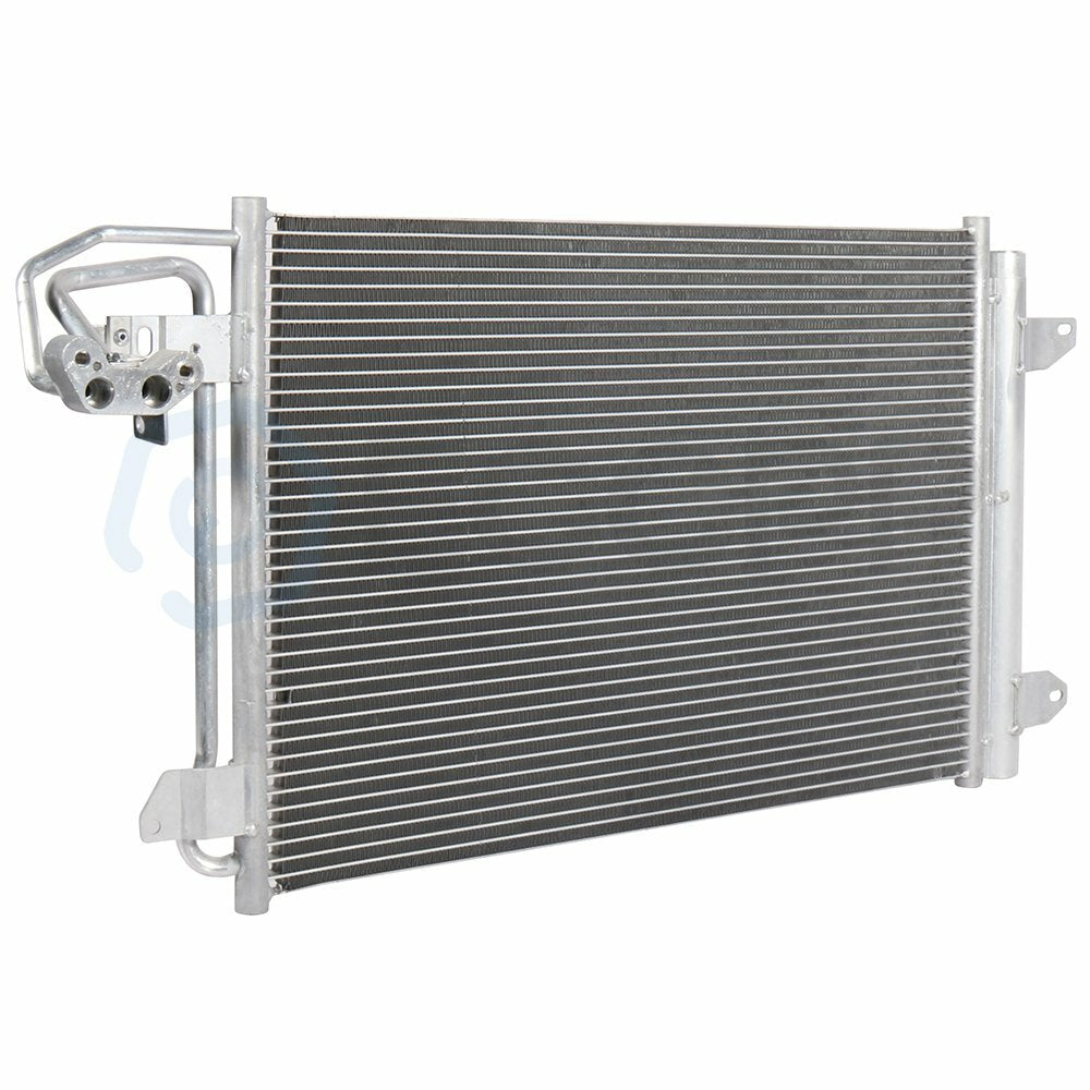 AC Condenser Cooling Fan Kit For 2005-2010 Volkswagen Jetta 2006-2013 Audi A3 6B93BC-57