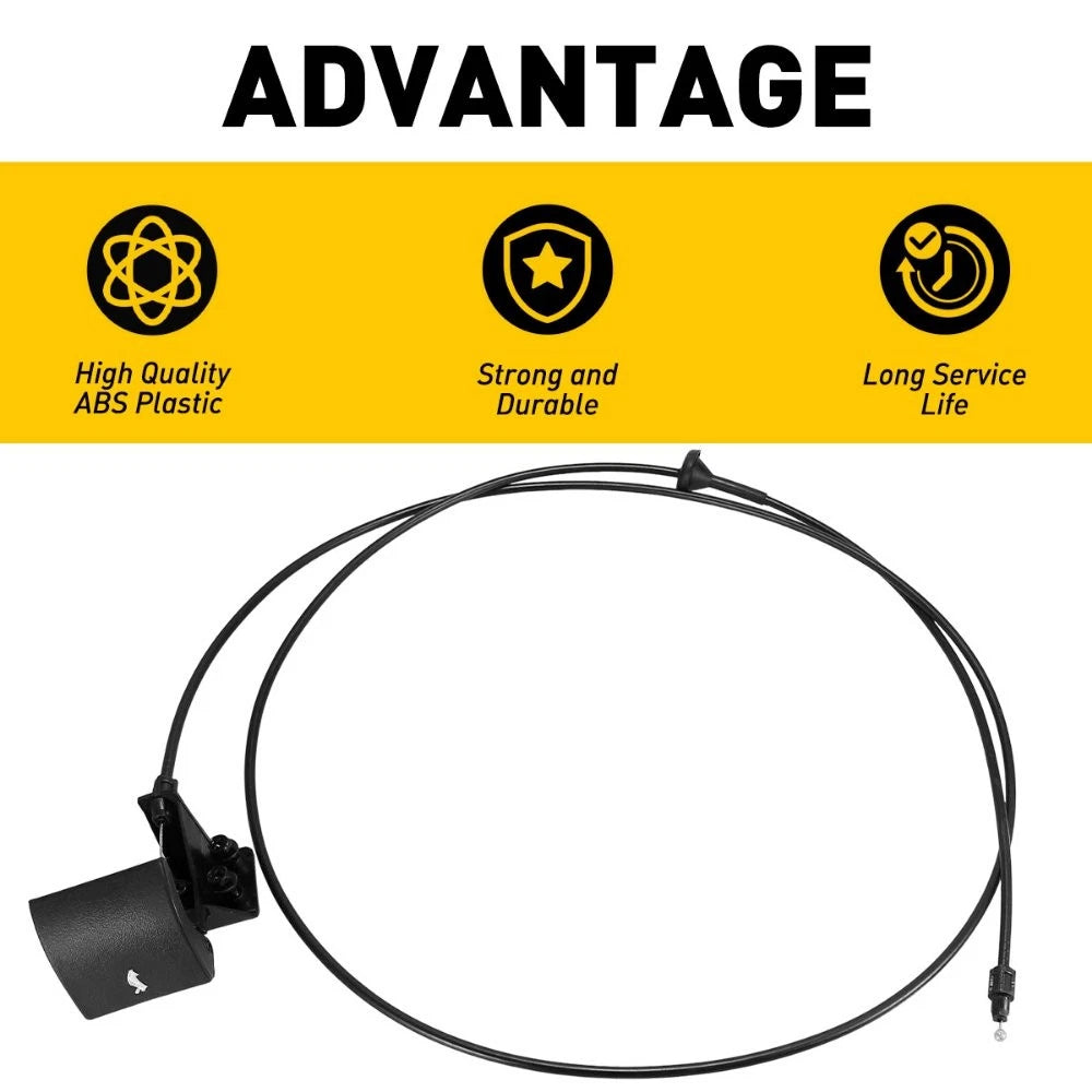 Hood Latch Release Cable for Handle 05-10 Jeep Grand Cherokee 06-10 Commander EA 6B93BC-57