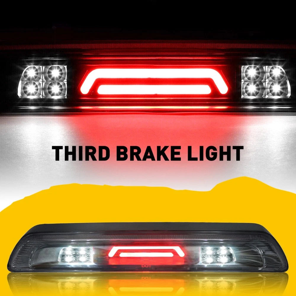 For 2007-2018 Toyota Tundra 3rd Third Brake Light LED Smoke Rear Tail Cargo Lamp 6B93BC-57