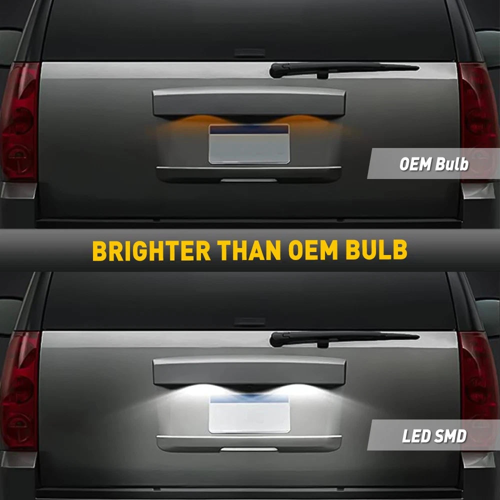 LED License Plate Tag For Lights 2007-2014 Suburban Tahoe Escalade Yukon ESV 6B93BC-57