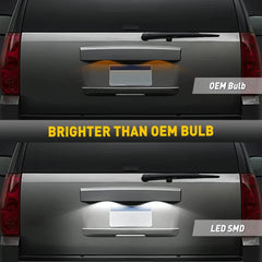 LED License Plate Tag For Lights 2007-2014 Suburban Tahoe Escalade Yukon ESV 6B93BC-57