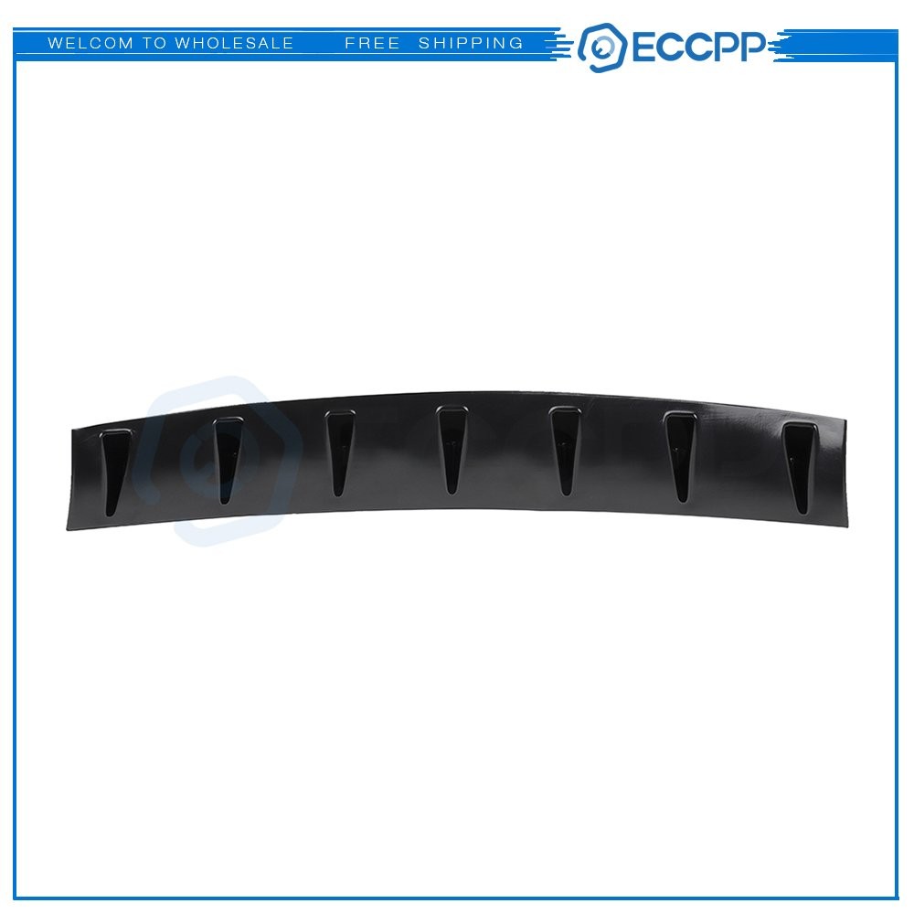 34" x 6" Rear Shark Fin Bumper Diffuser Carbon Fiber Pattern Appearance 6B93BC-57