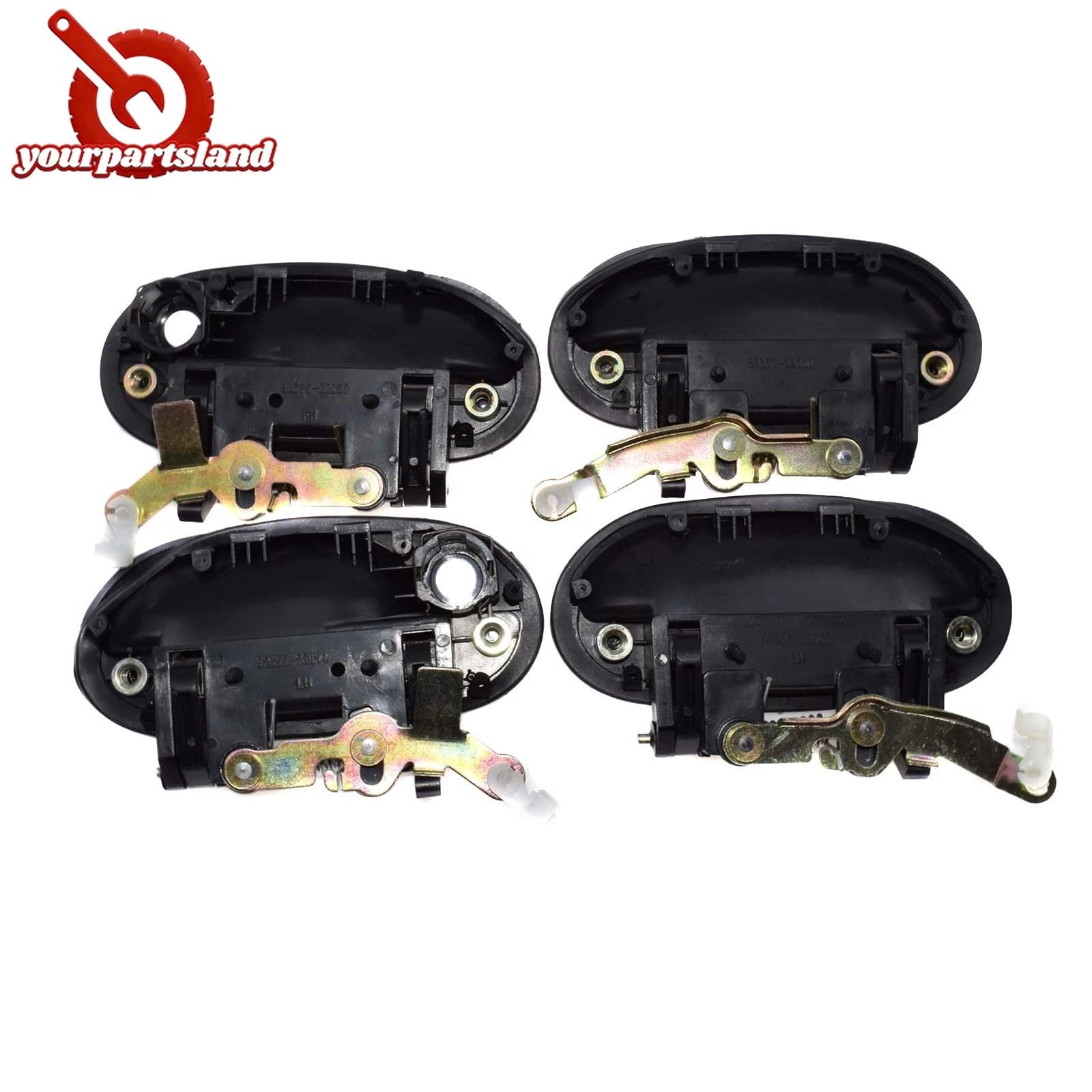 Outside Inside Door Handle LH RH 8PCS For Hyundai Accent 1995 1996 1997 19981999 6B93BC-57