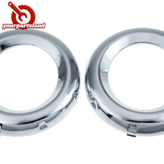 Chrome Fog Light Trim Bezel 2PCS For Toyota RAV4 2009-2012 Left Right 521280R030 6B93BC-57