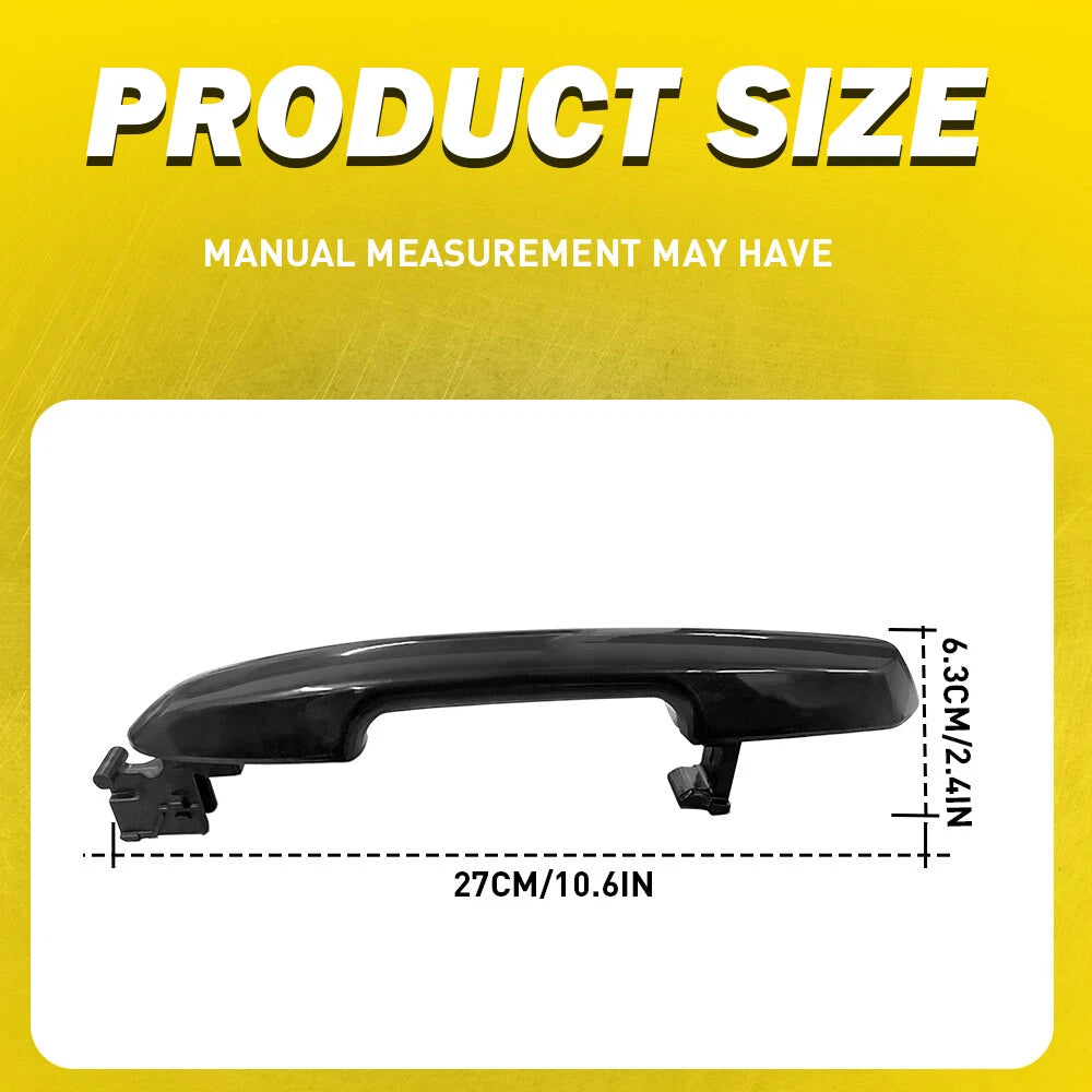 Rear Driver Passenger Textured Exterior Door Handle for Toyota Rav4 2017-2023 EA 6B93BC-57