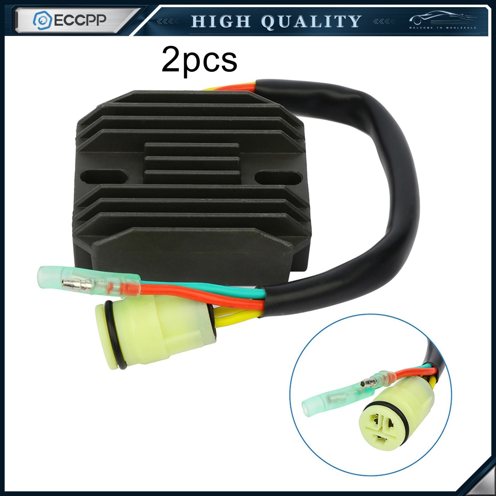 ECCPP 2Pcs Rectifier Fits HONDA TRX300EX SPORTRAX 300 1993-2004 31600-HM3-003 ECCPP