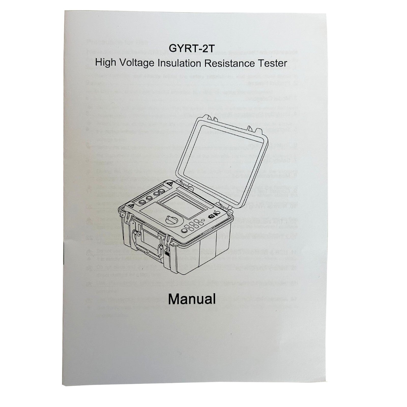 5KV High Voltage Insulation Tester with Output Voltage Accuracy (5%~10%)±10V 6B93BC-57