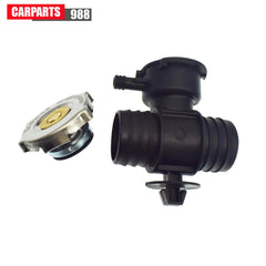 Coolant Neck Radiator Hose Connector & Cap For Chrysler Sebring Jouney Caliber 6B93BC-57