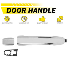 Exterior Door Handle Front Passenger Chrome For Chevrolet Silverado 1500 14-19 A 6B93BC-57