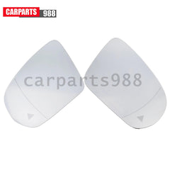 2Pcs Left Right Mirror Glass Heated w/ Blind Spot For Mercedes W205 S205 W222 6B93BC-57