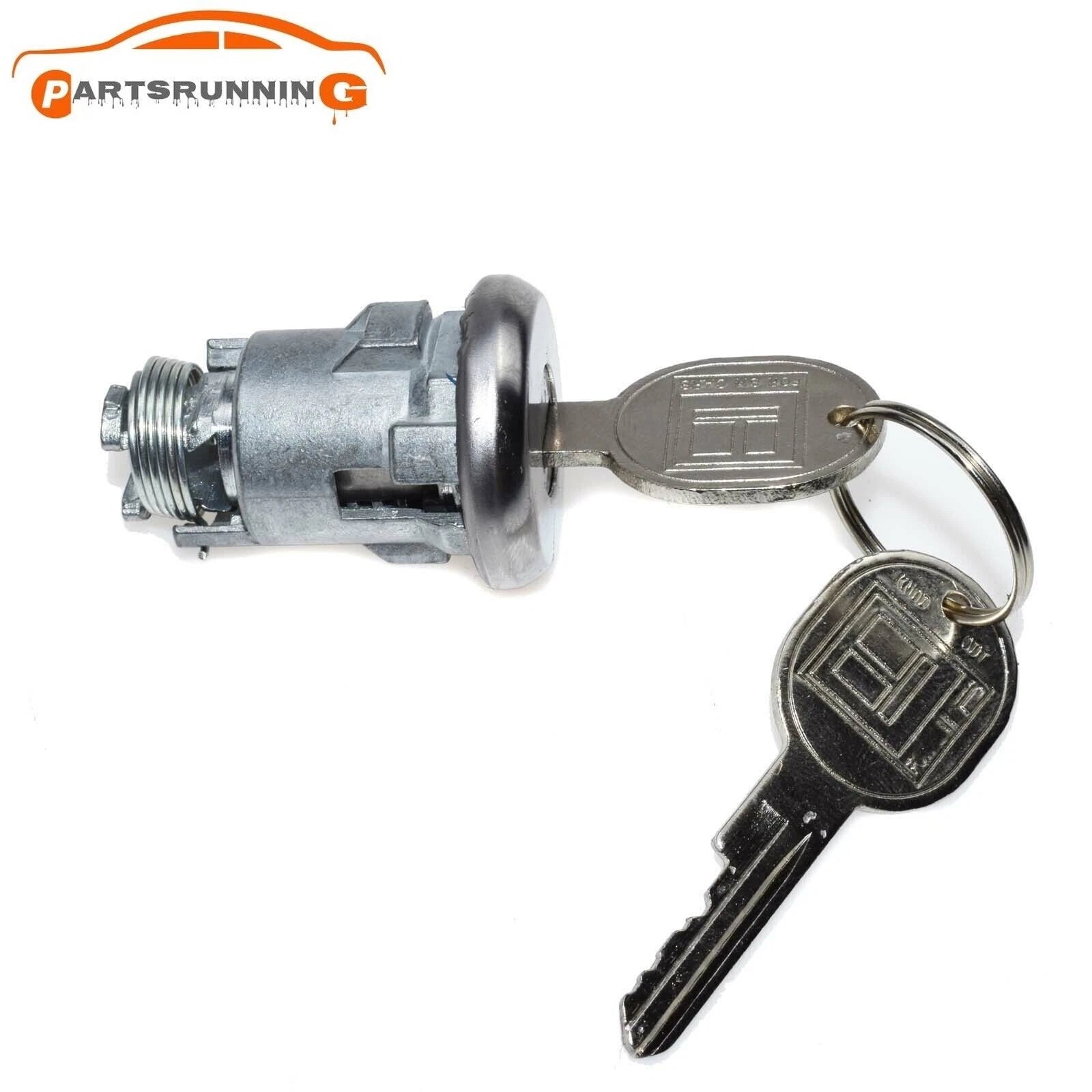 605533 Ignition Doors Trunk Lock Key Cylinder W/ 2 Keys for 53-58 Chevy Corvette 6B93BC-57