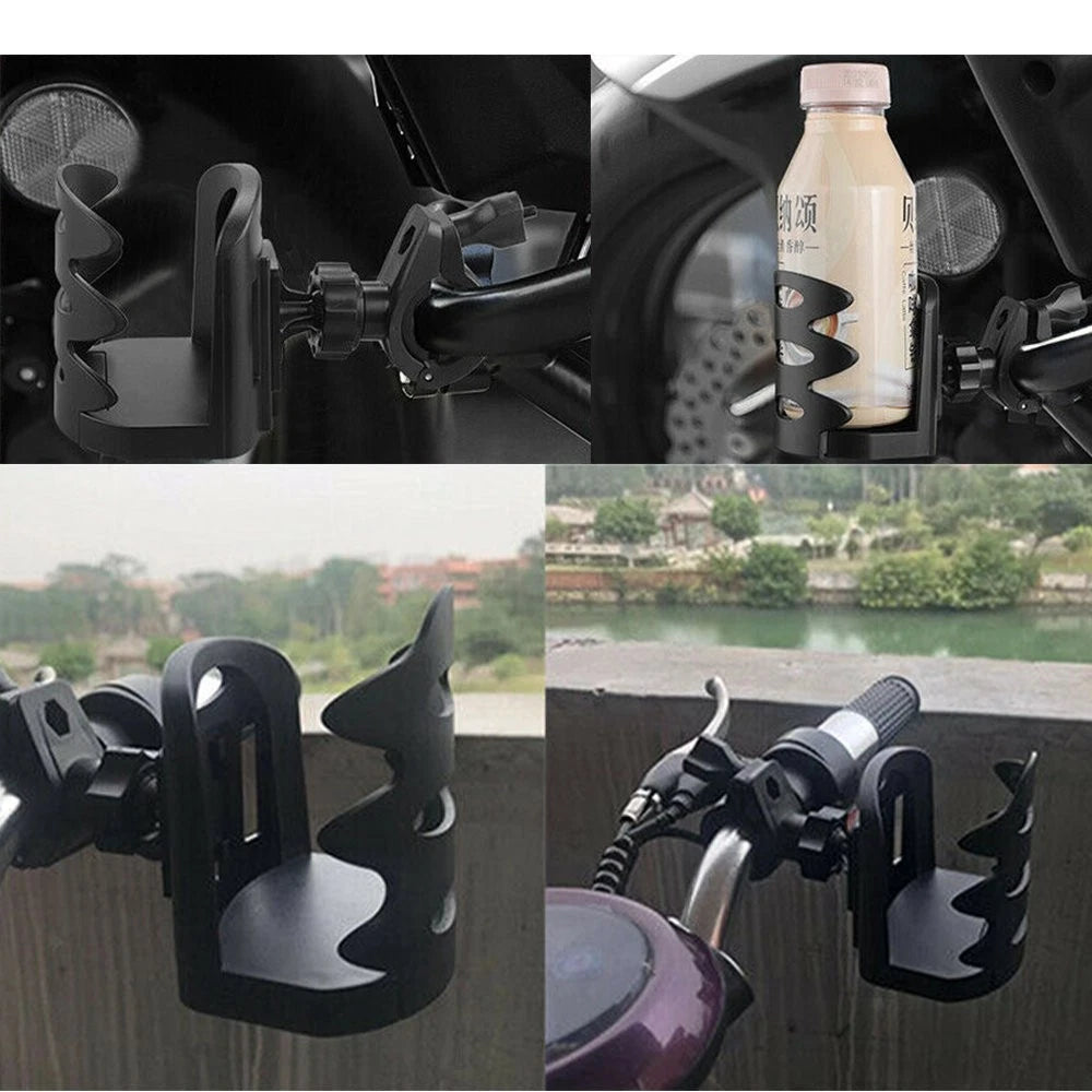 Motorcycle Adjustable Cup Bottle Water Drink Holder Universal Mount US Handlebar 6B93BC-57