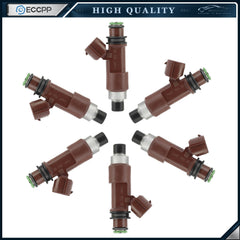 6PCS Fuel Injectors For Subaru Legacy 2008-2009 Outback 2005-2009 3.0L 6B93BC-57