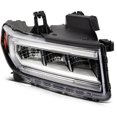 ECCPP LED Headlights Assembly For GMC Acadia 2020-2023 Pair Kit Black Amber 6B93BC-57