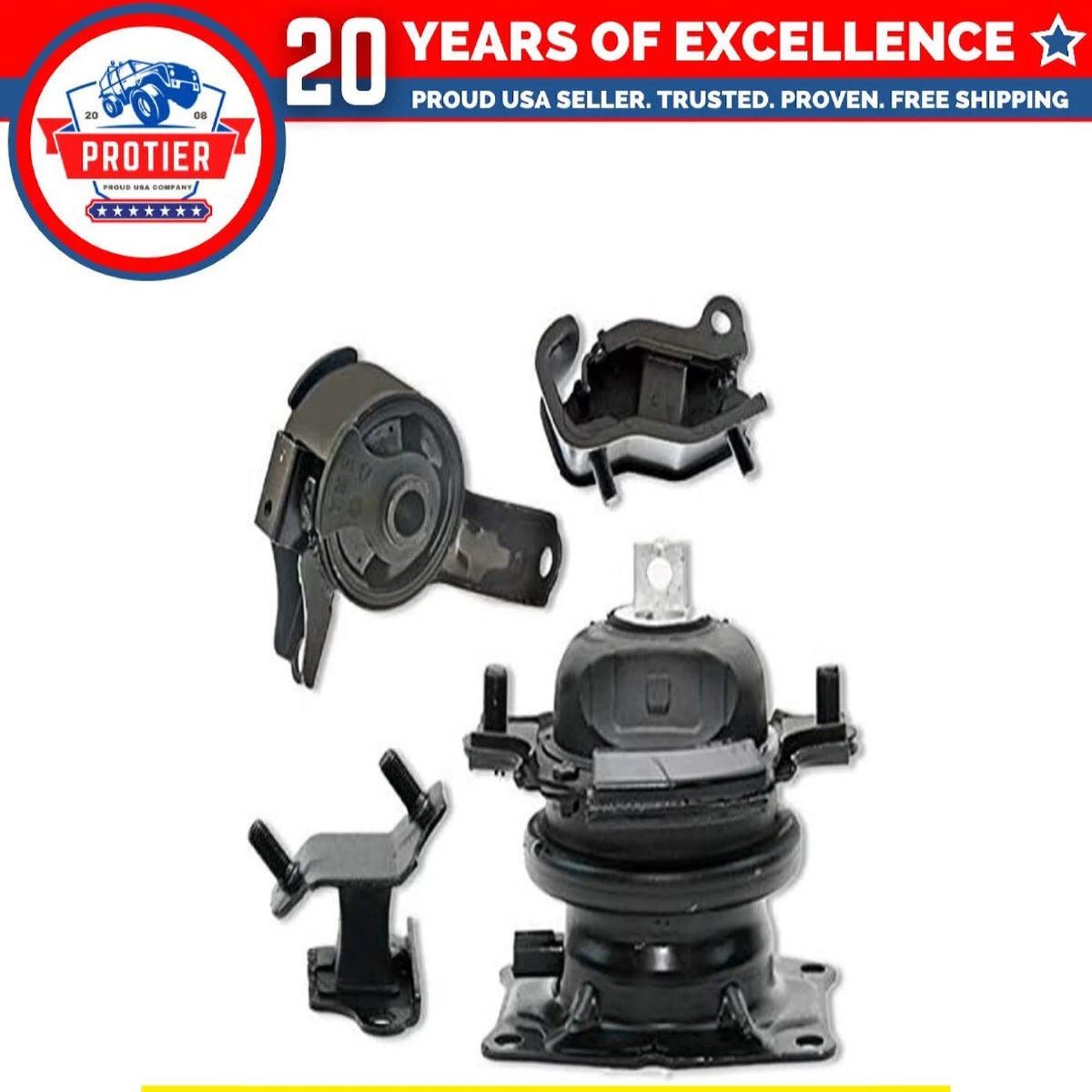 Fits 2005-2006 Honda Odyssey 3.5L i-VTEC AUTO FR & FR RT Motor Trans Mount 4pc 6B93BC-57