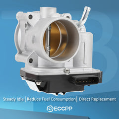 For Mitsubishi Outlander 2.4L Lancer 2.0L 2008-12 RVR 2.0L 2011-12 Throttle Body KOEEP