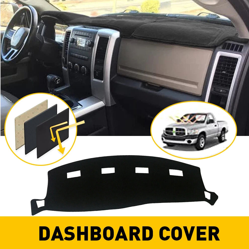 For DODGE RAM 1500 2500 3500 Dashmat 2002-08 Dashboard Mat Dash Cover Carpet EOA 6B93BC-57