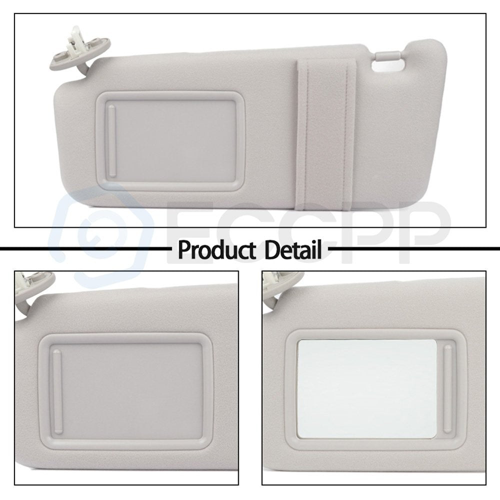 Car Sun Visor Left & Right Side W/ Sunroof For 09-16 Toyota Venza 6B93BC-57