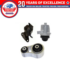 Motor & Torque Strut & Trans Mount 3PCS Compatible for 07-12 Mazda CX-7 2.3L/ 6B93BC-57