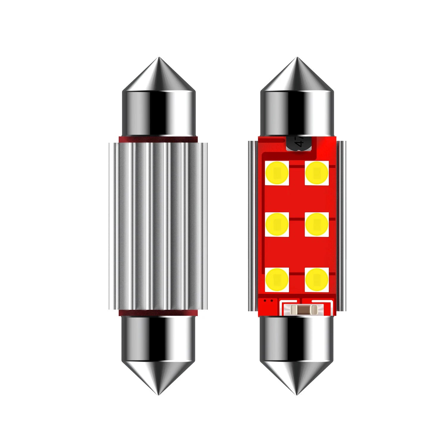 LED 578 41mm 211-2 LED Car Truck Dome Map Interior Lights Xenon White 6000K 4PCS 6B93BC-57